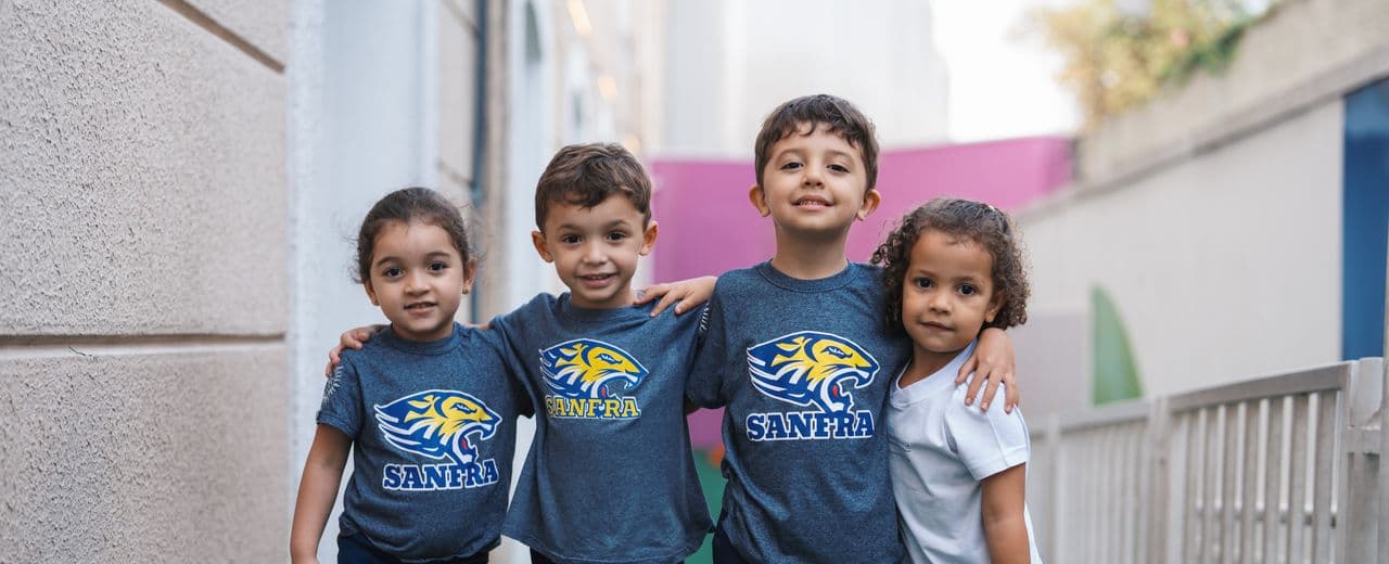 alunos da educação infantil colégio são francisco xavier